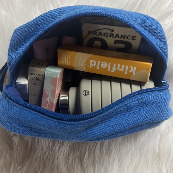 NEW! NWT Free People Curated Beauty & Wellness Bag with Products - Picture 3 of 9